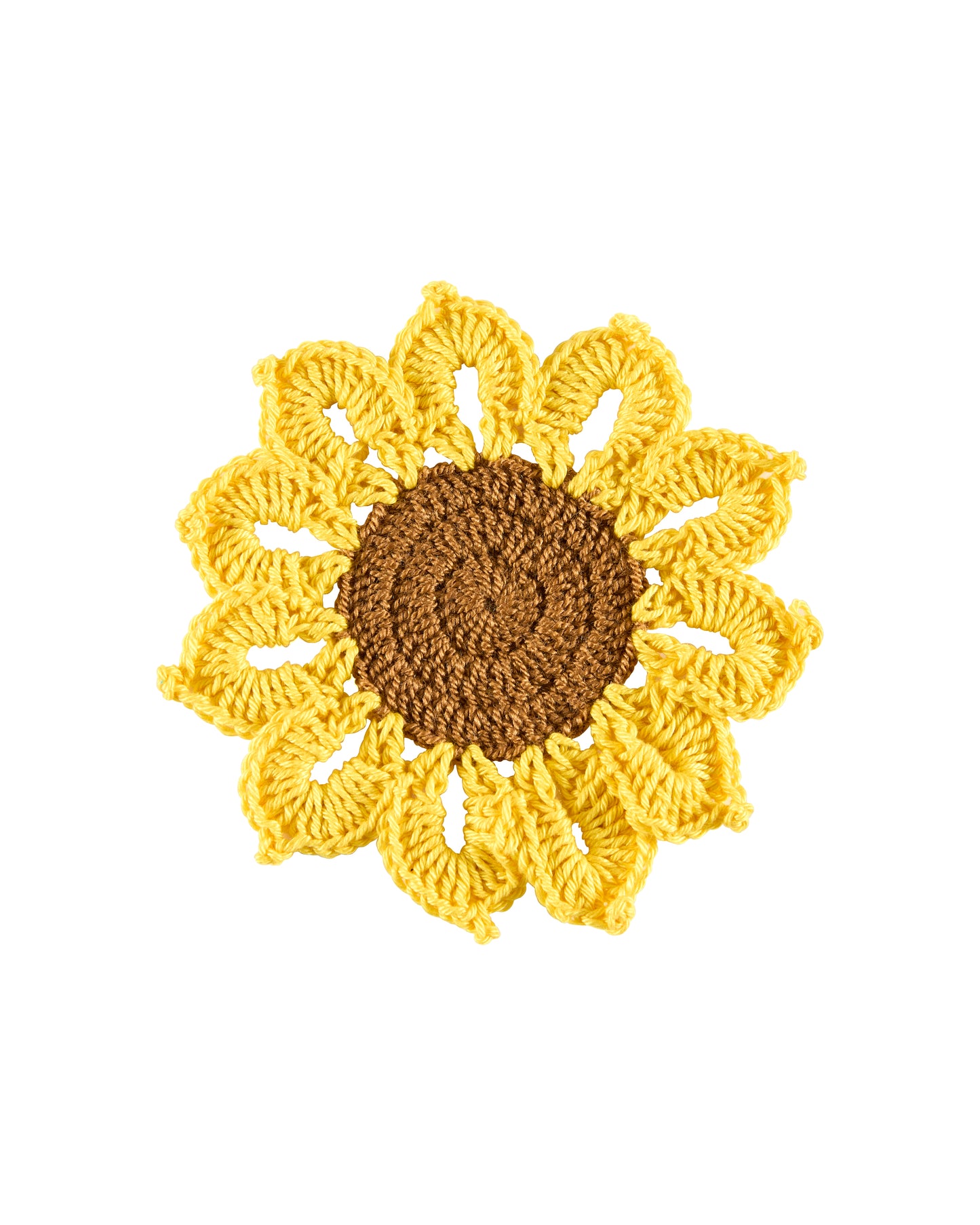 florecitas crochet coaster set (4 set)