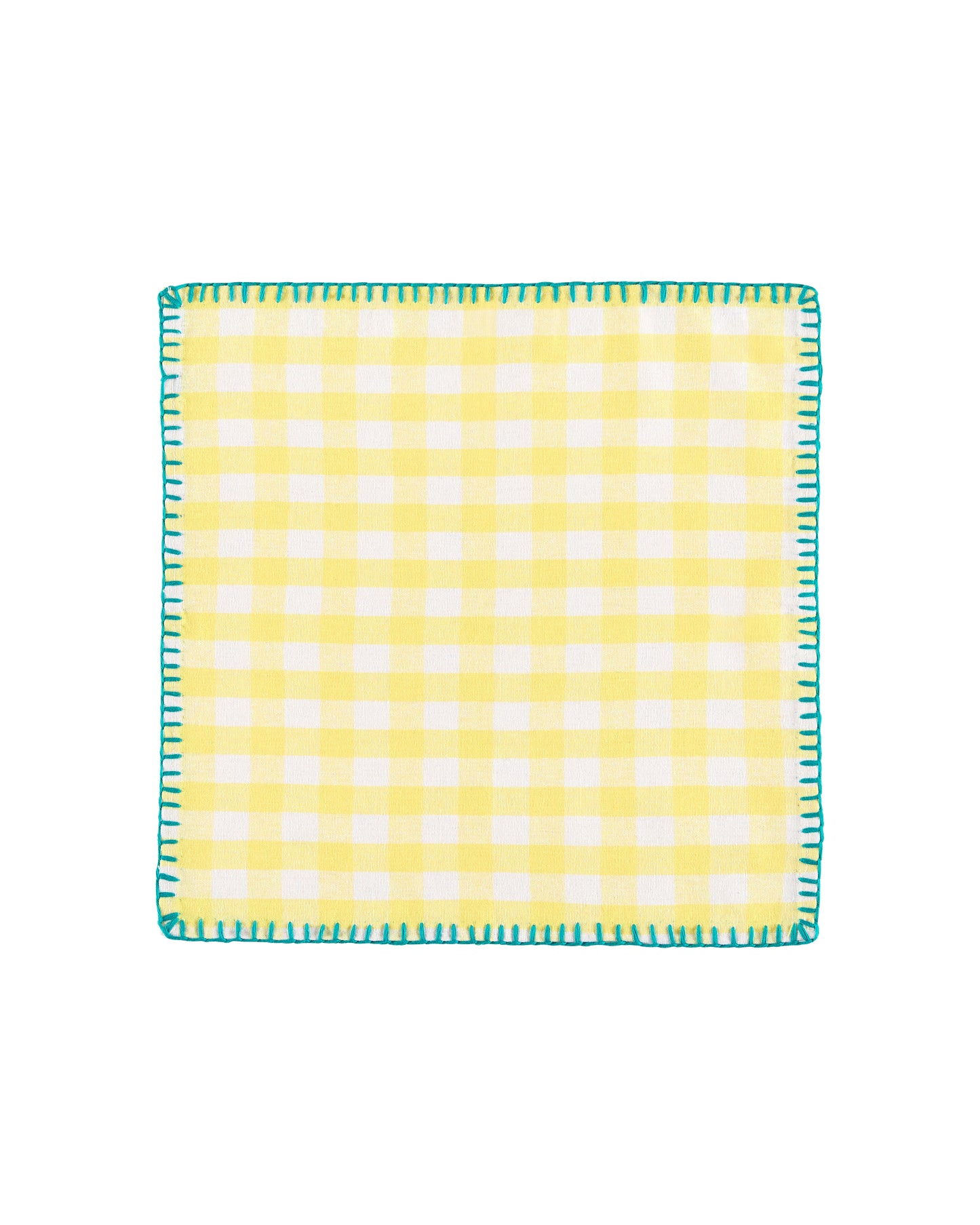 amarillo gingham napkin set (4 set)