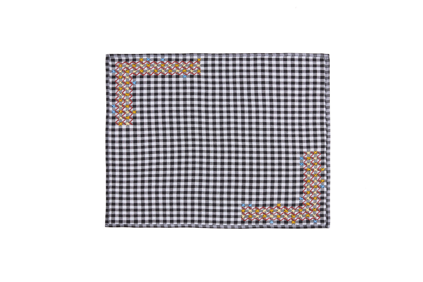 estrellas embroidered placemat set (4 set)