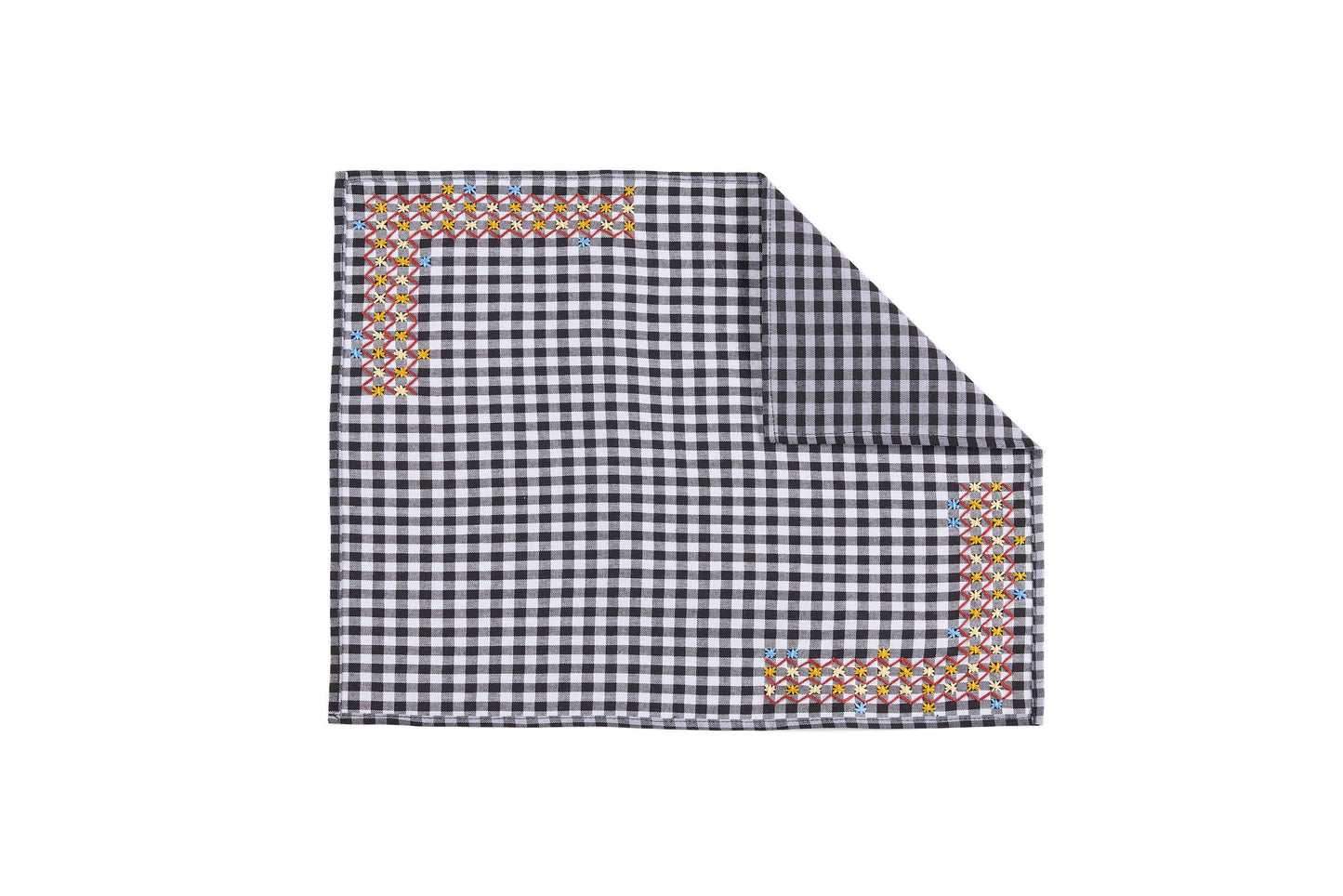 estrellas embroidered placemat set (4 set)