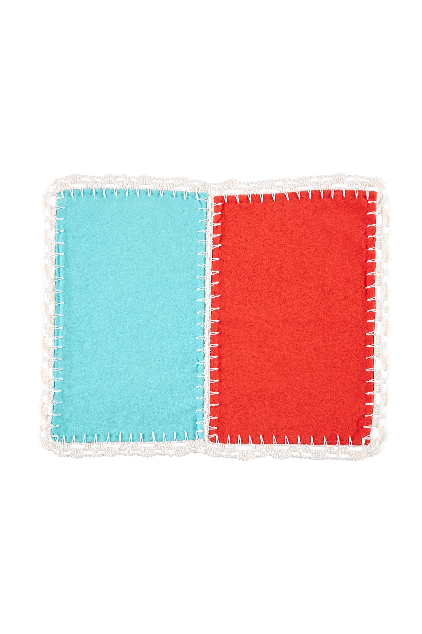 dos colores crochet placemat set (4 set)