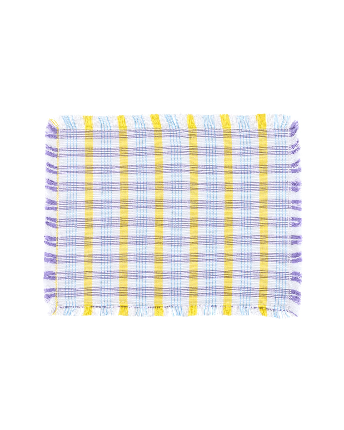 lila grid placemat set (4 set)