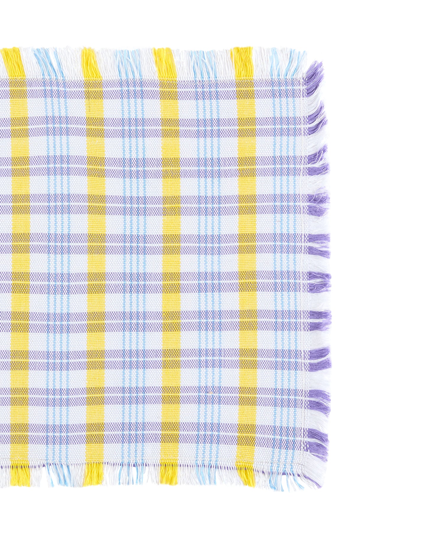 lila grid placemat set (4 set)