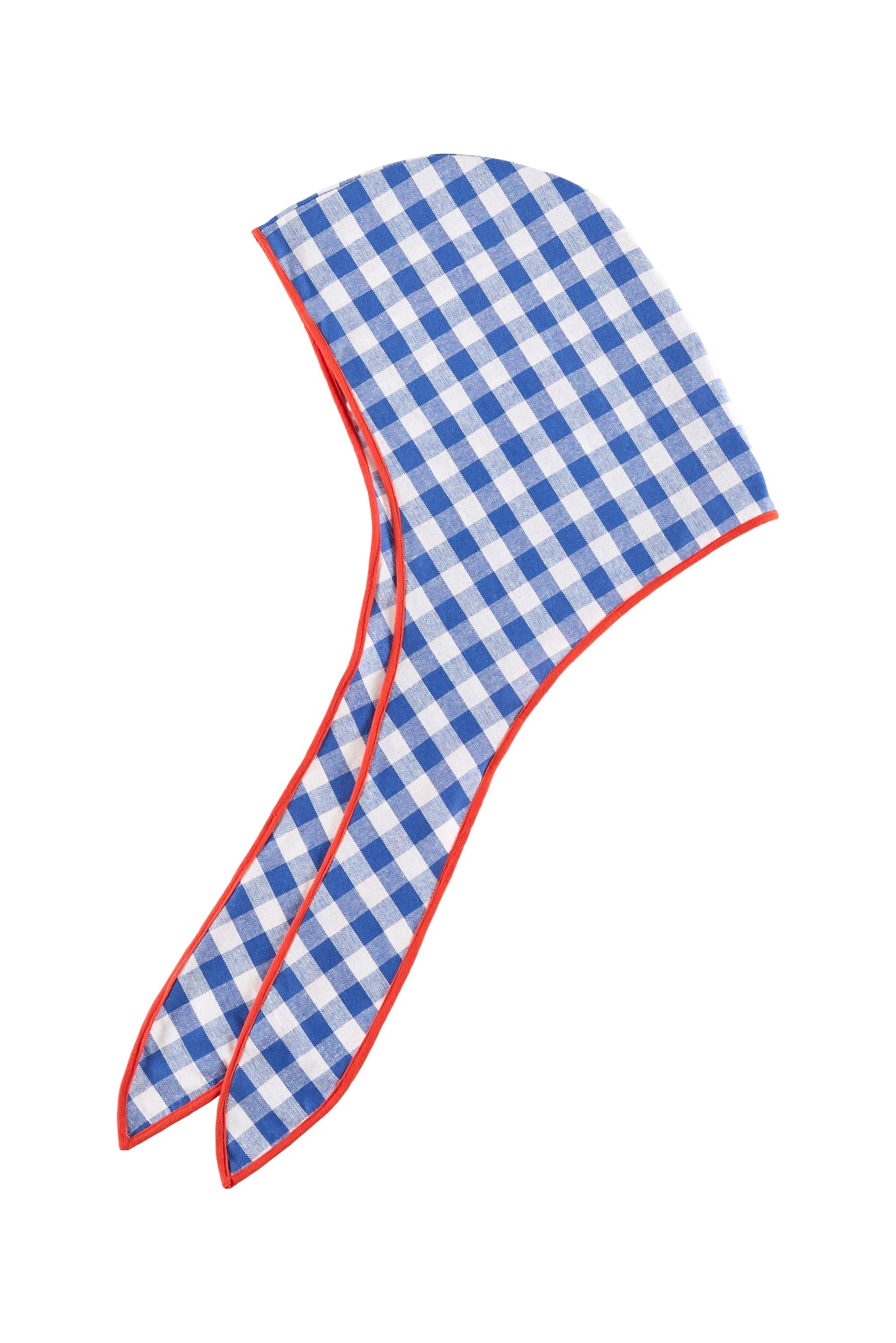 azul gingham headscarf