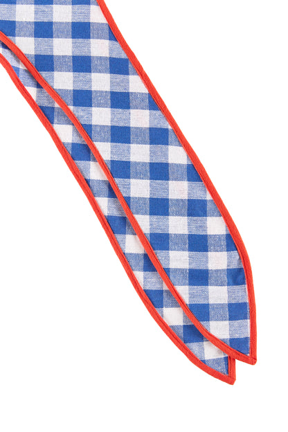 azul gingham headscarf