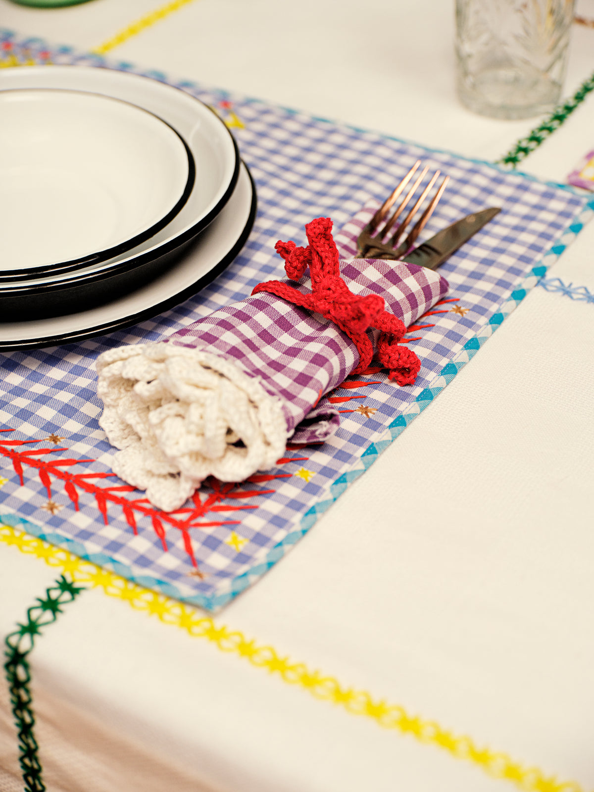 Uva Crochet Napkin Set (2 Set)