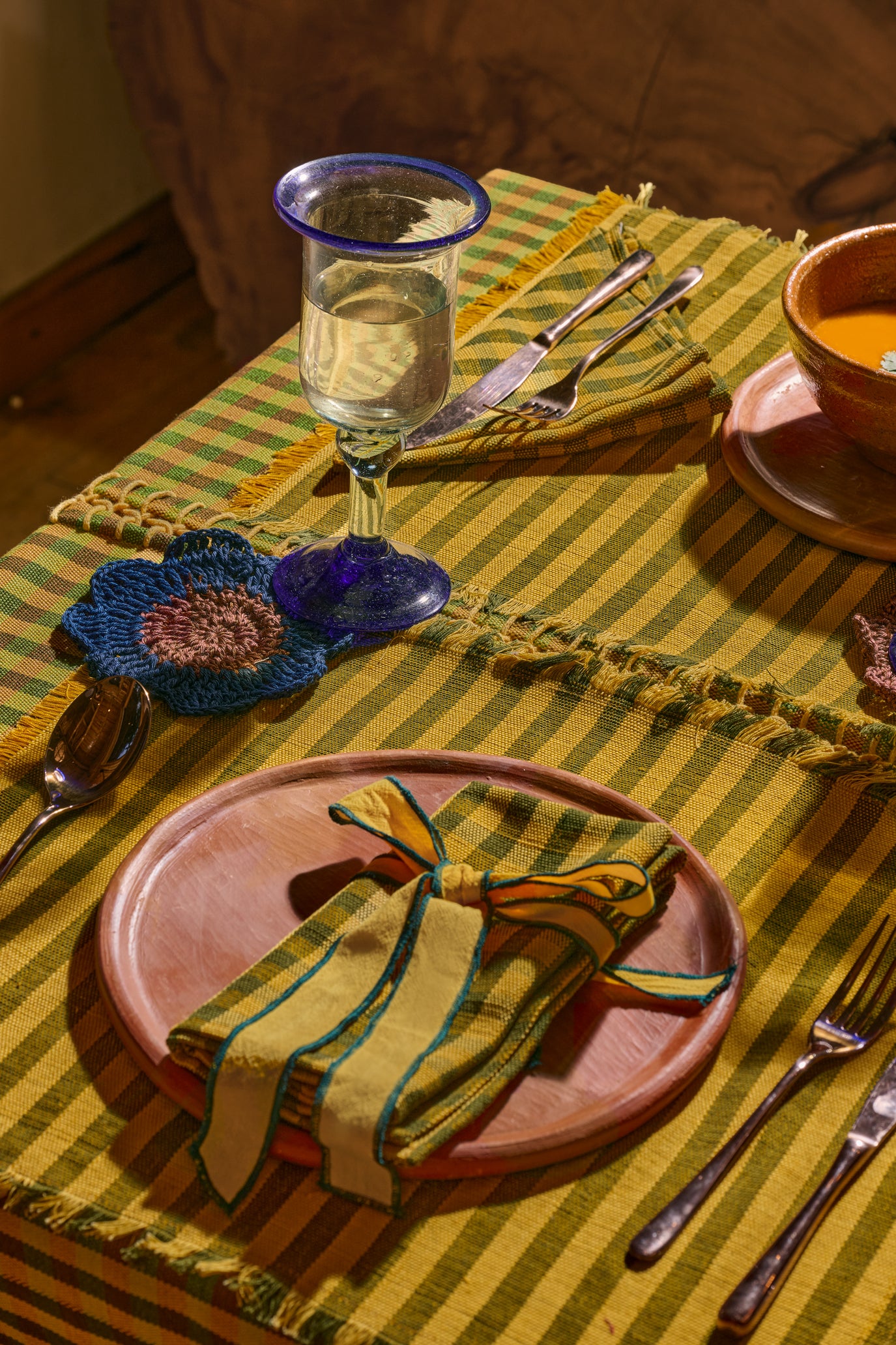Moñitas Cyan Napkin Ring (4 Set)