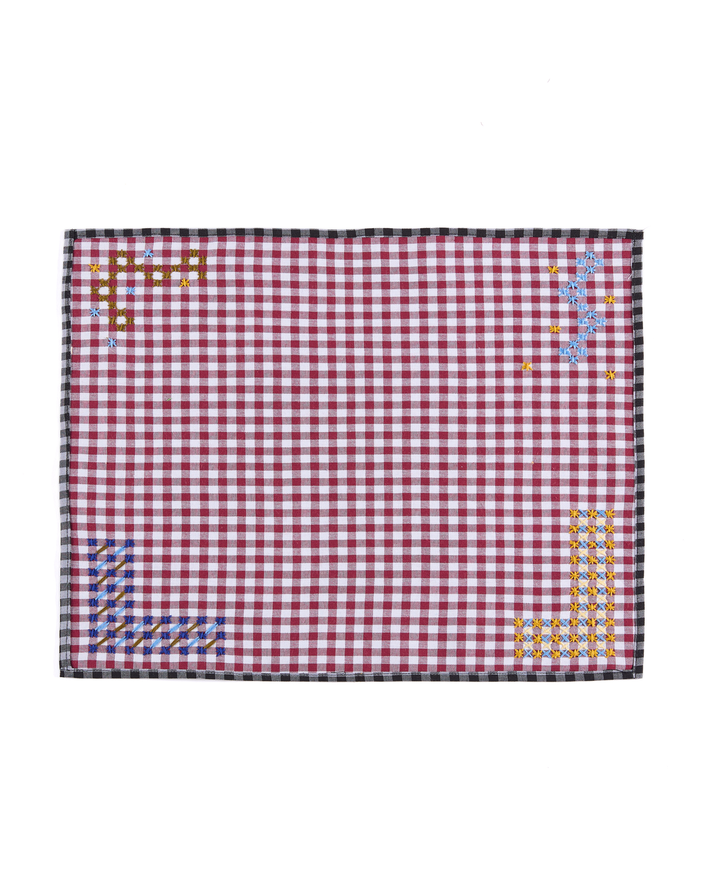 Mix Embroidered Placemat Set (2 Set)