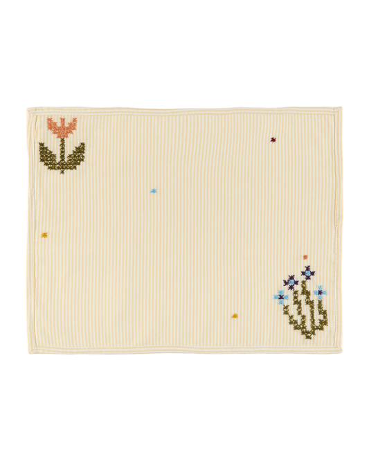 campestre embroidered placemat set (2 Set)