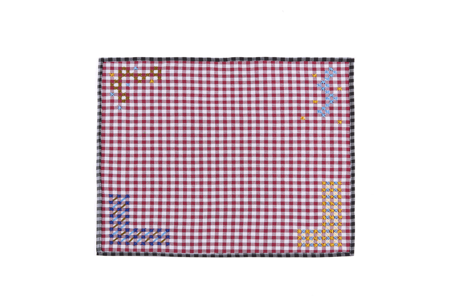 mix embroidered placemat set (4 set)
