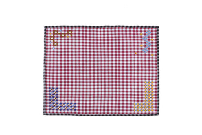 mix embroidered placemat set (4 set)