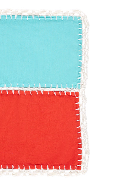 dos colores crochet placemat set (4 set)