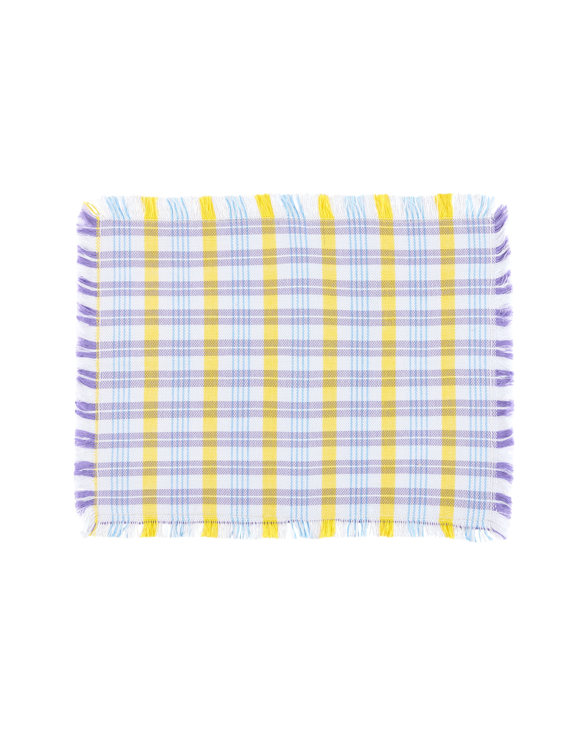Lila Grid Placemat Set (2 Set)