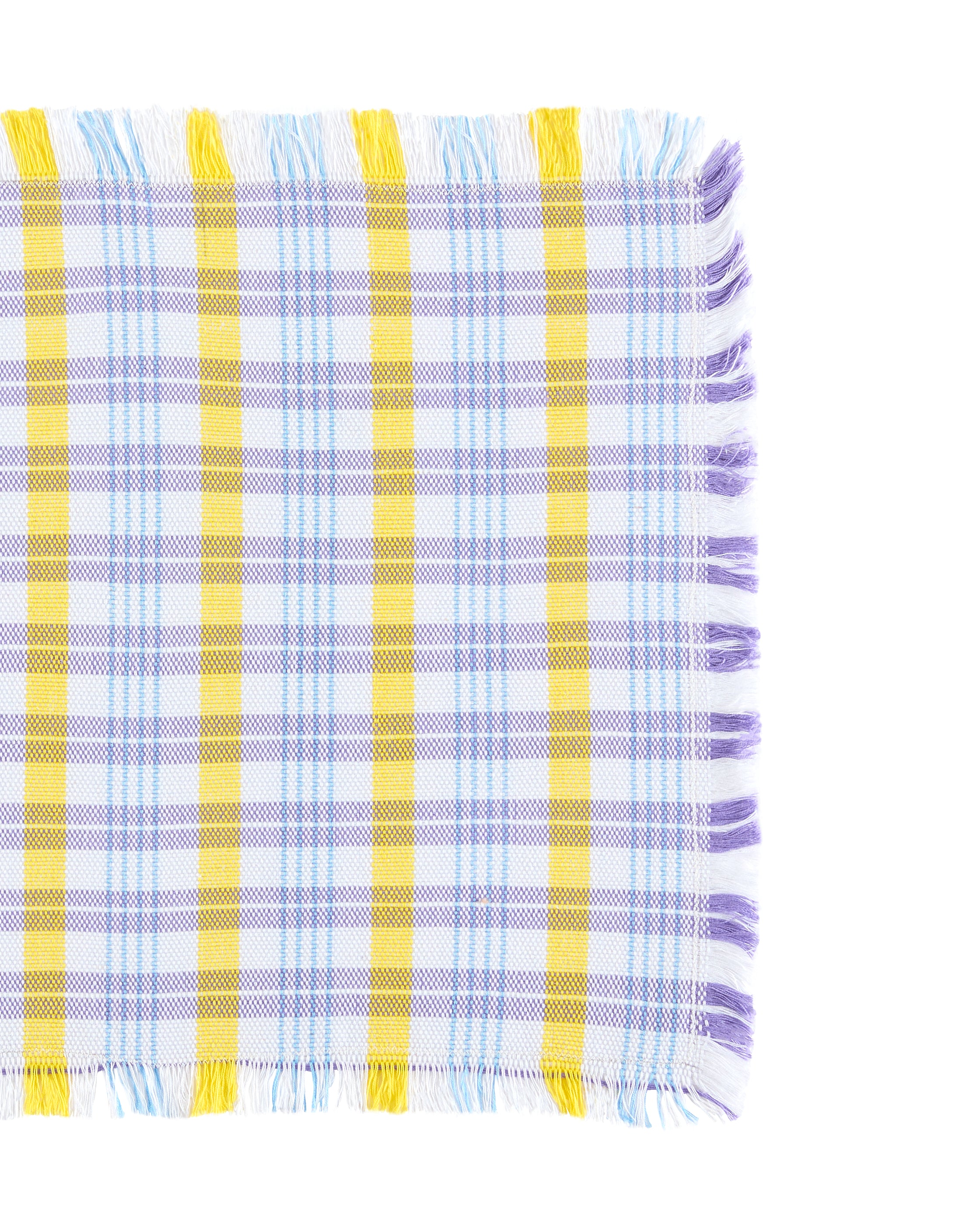 Lila Grid Placemat Set (2 Set)