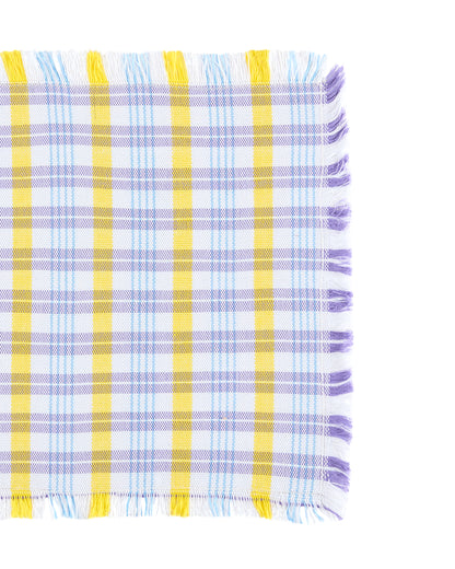 lila grid placemat set (4 set)
