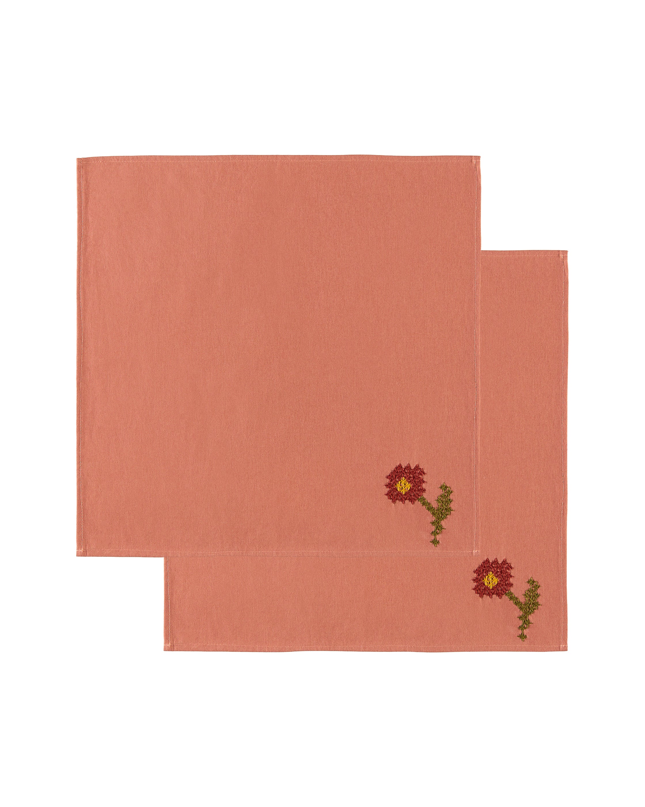 Florecita Embroidered Napkin Set (2 Set)