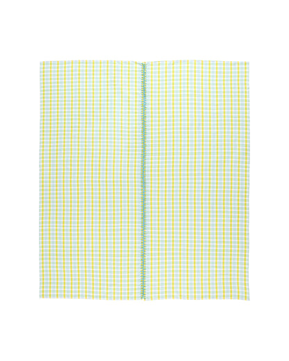 verde grid tablecloth