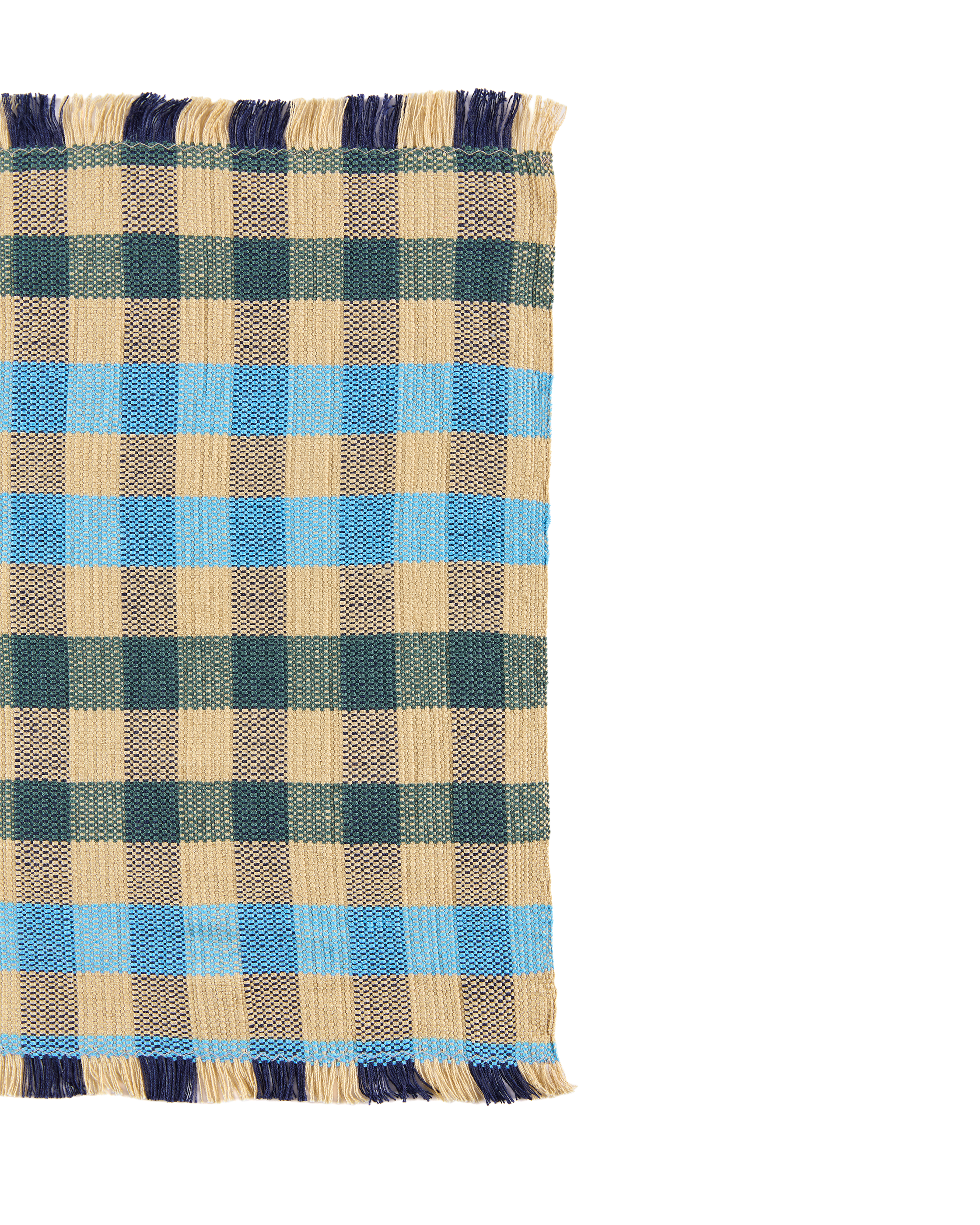 Cuadritos Cyan Placemat Set (2 Set)