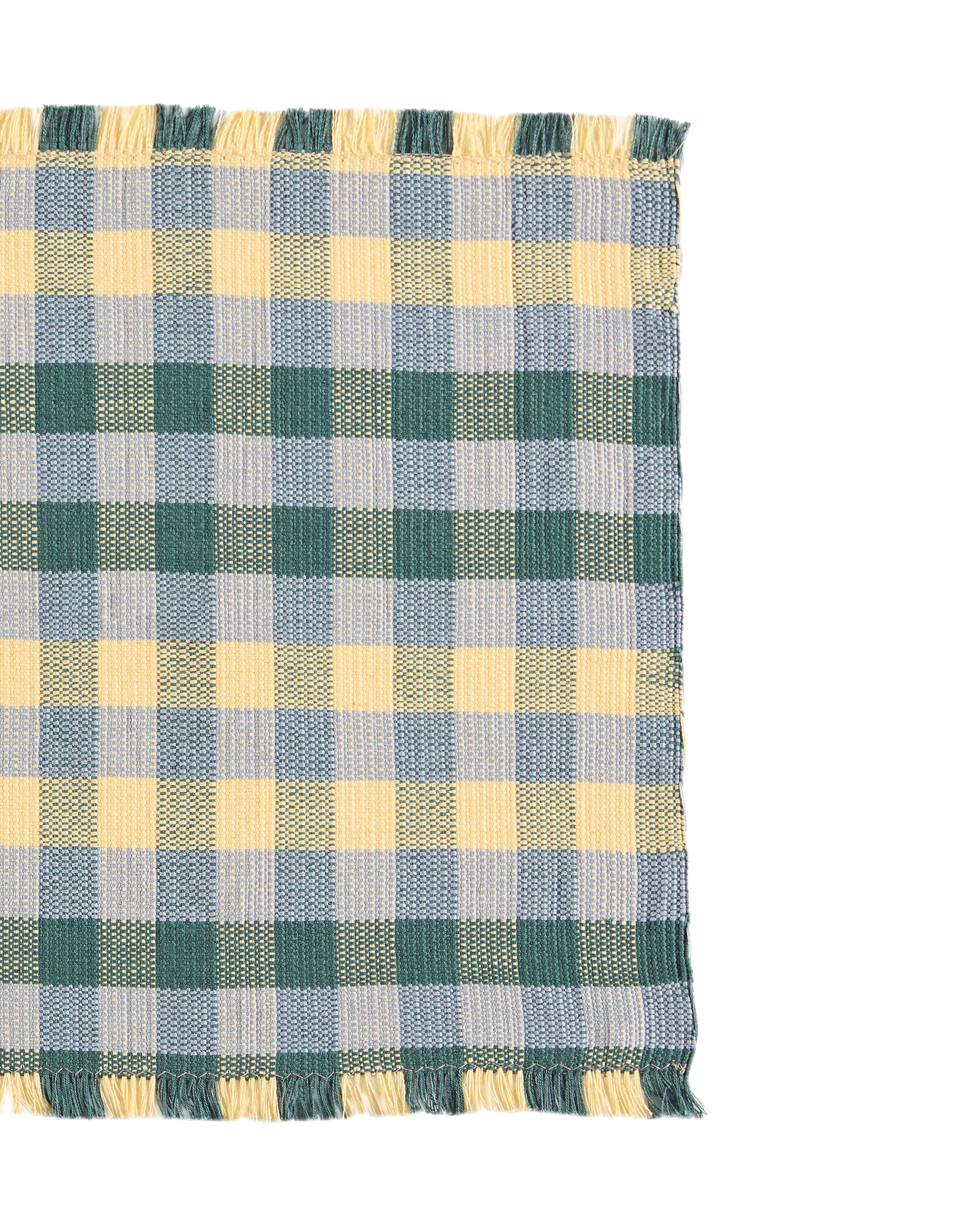 Cuadritos Teal Placemat Set (2 Set)