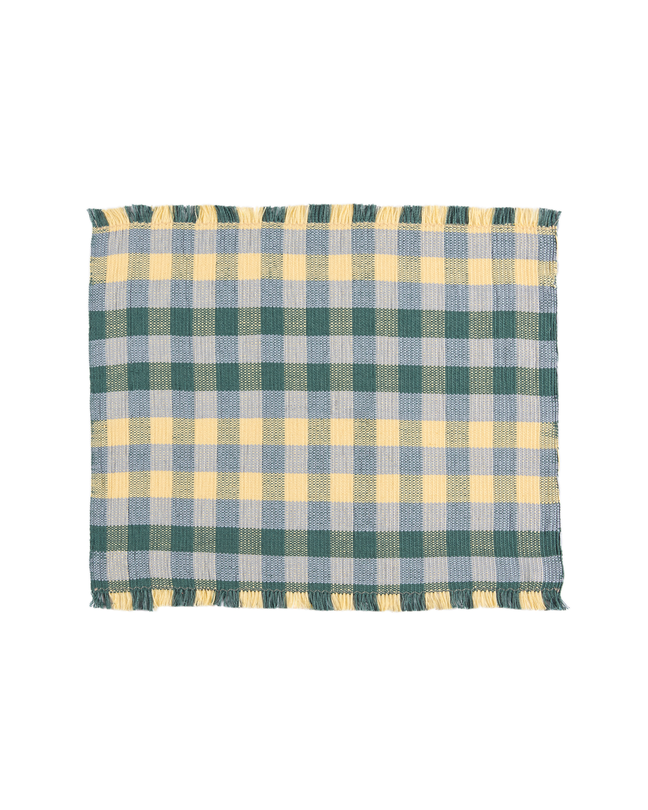 Cuadritos Teal Placemat Set (2 Set)