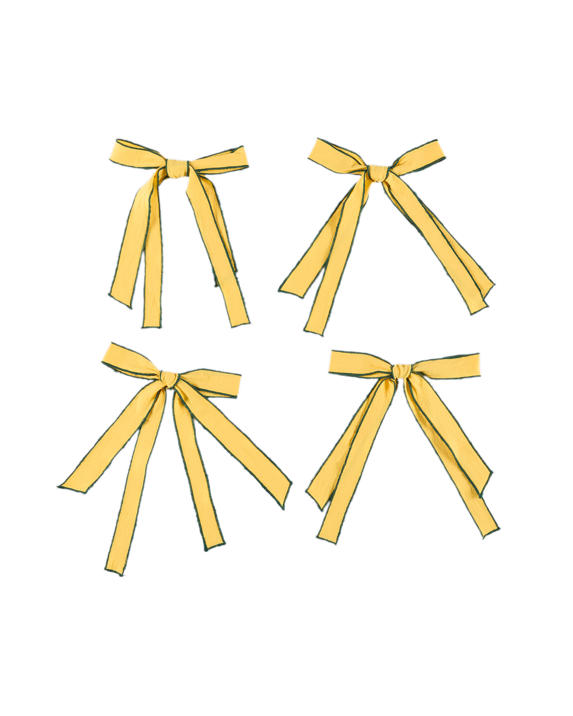 Moñitas Yellow Napkin Ring (4 Set)