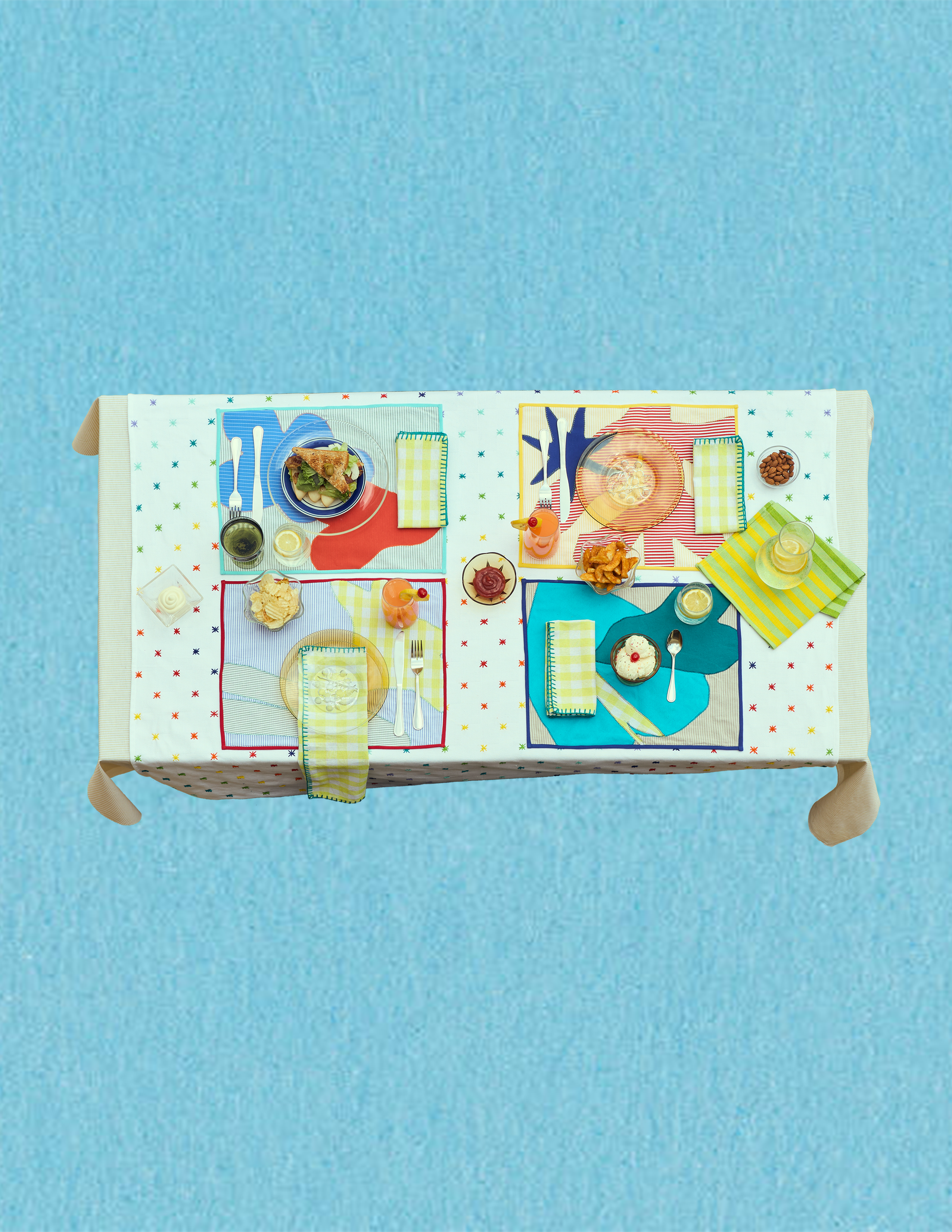 Amarillo Gingham Napkin Set (2 Set)