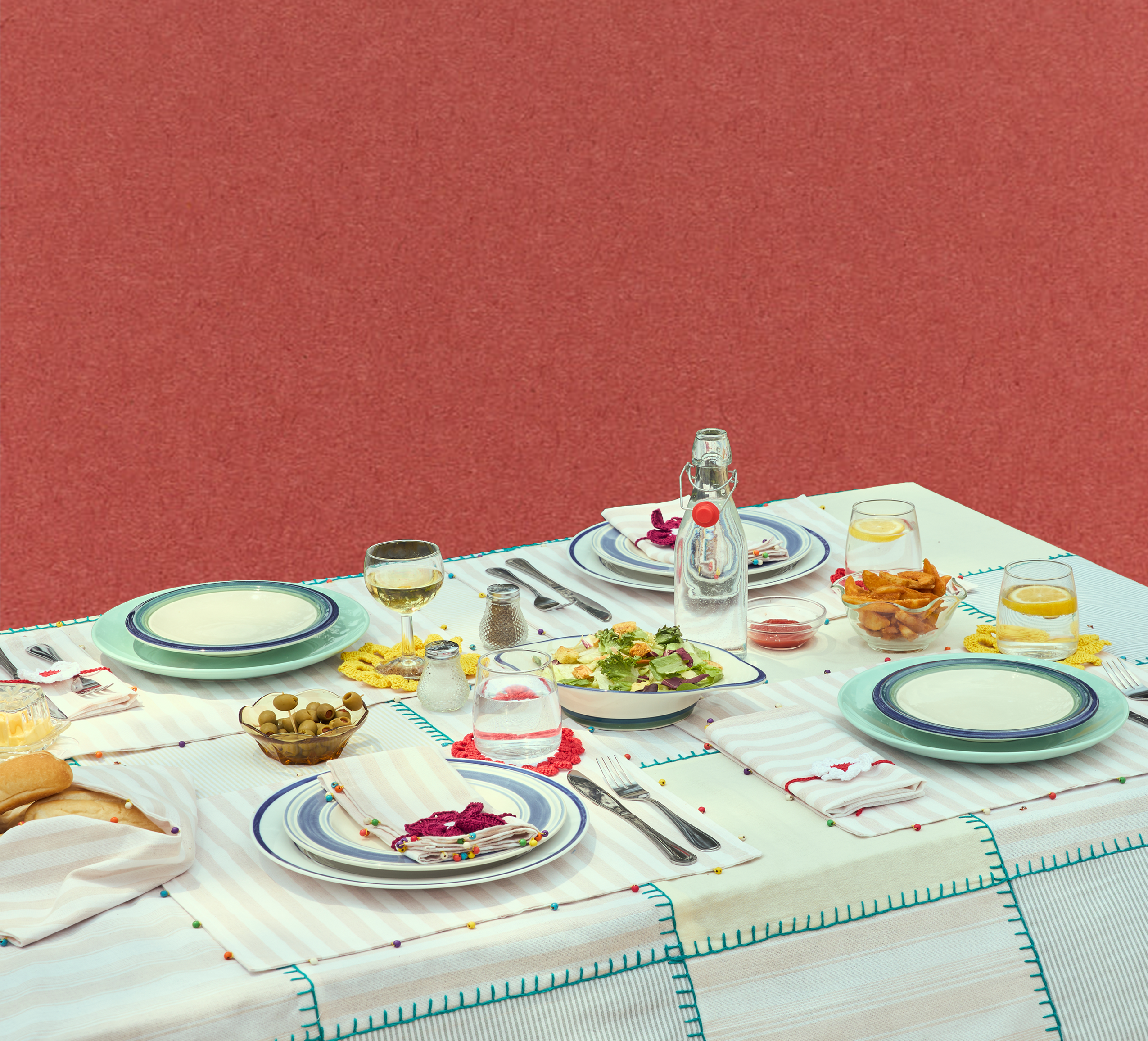 Suavecito Patchwork Tablecloth