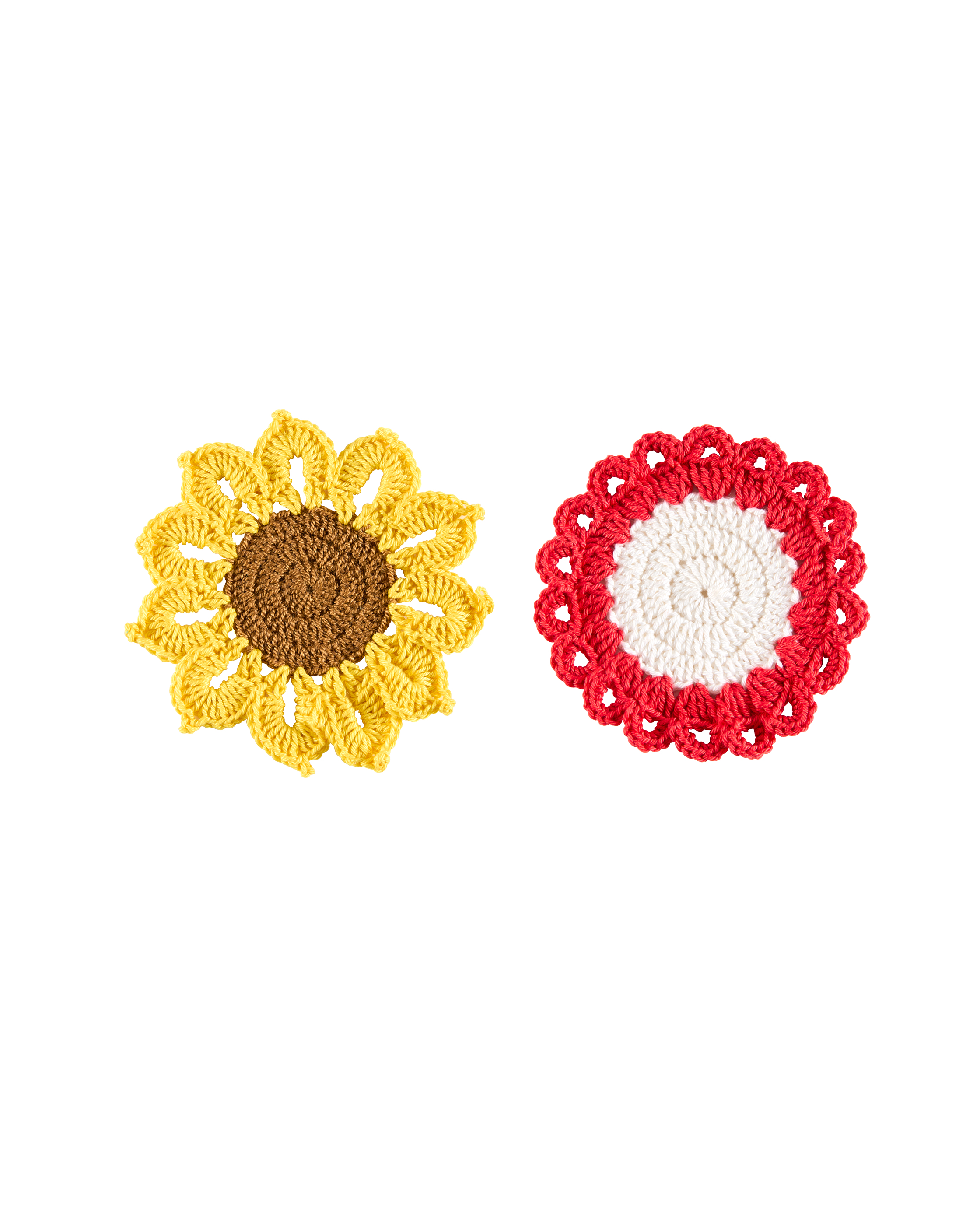 Florecitas Crochet Coaster Set (4 Set)